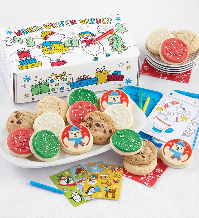 Color Your Own Holiday Cookie Box
